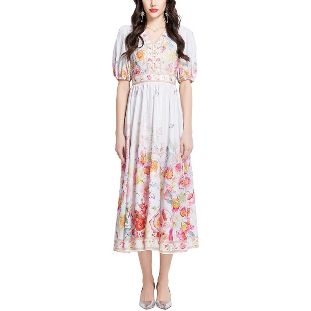 Elaine Womens Midi Dress